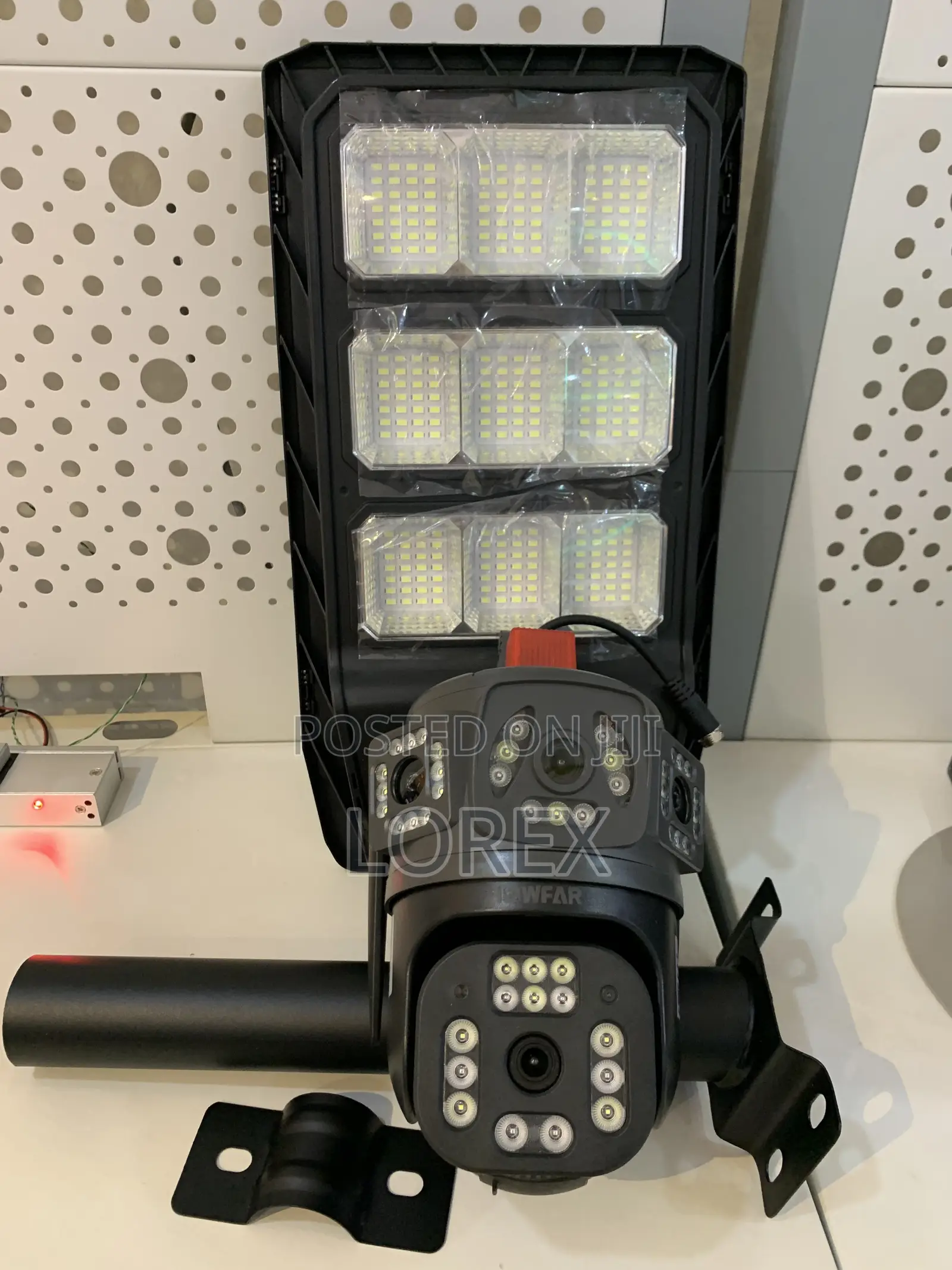 Solar Street Light 4g Camera Hieasy App 4mp 2 Way Audio, Full Color