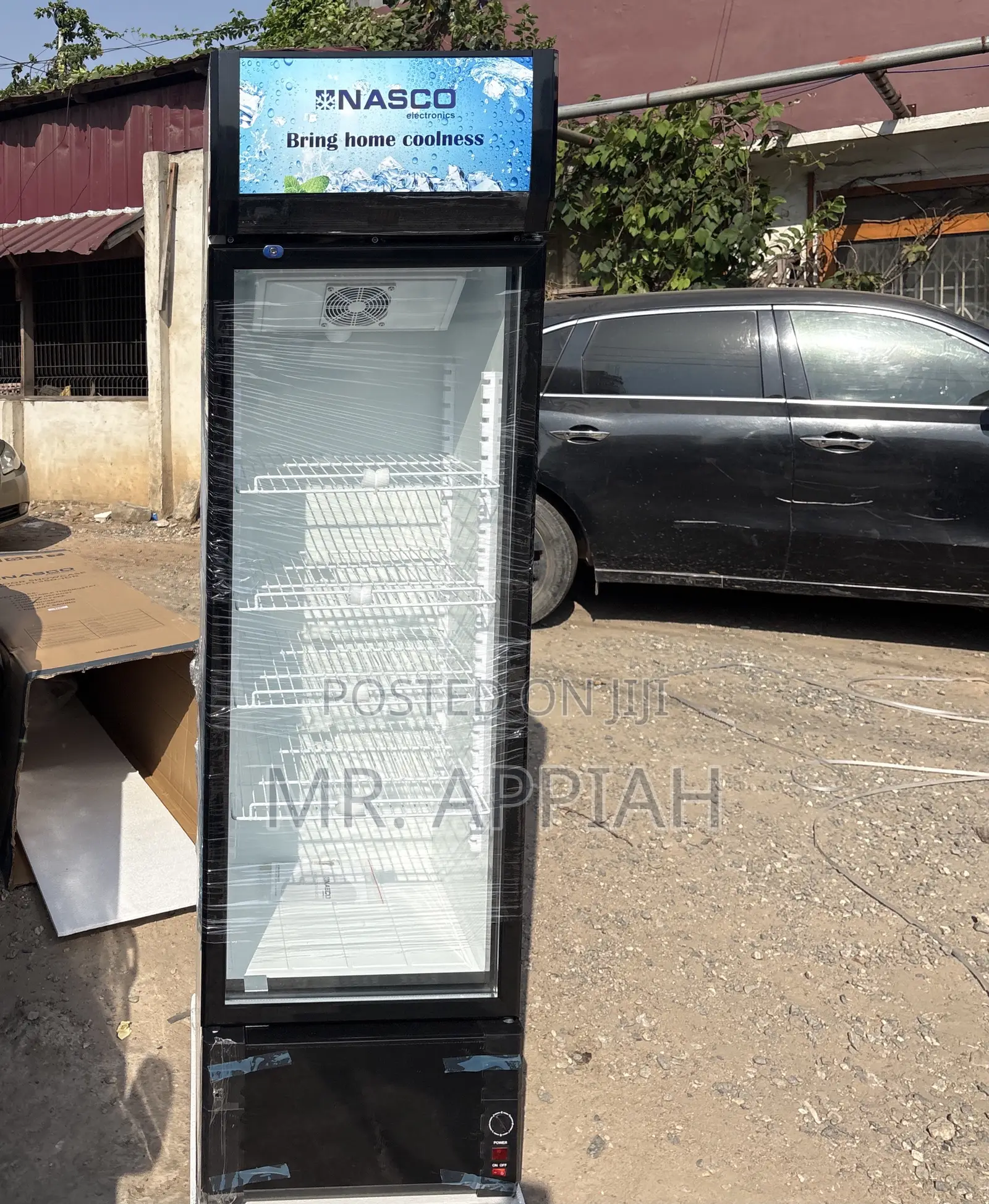 Buy Premium Nasco Nas-Fl360-1dr-1 Single Door Fridge(Glass Door).