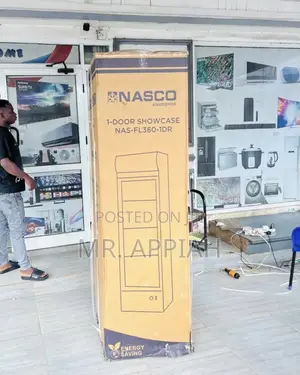 Get Nasco Nas-Fl360-1dr-1 1 Door Electric Fridge(Glass Door)Xx