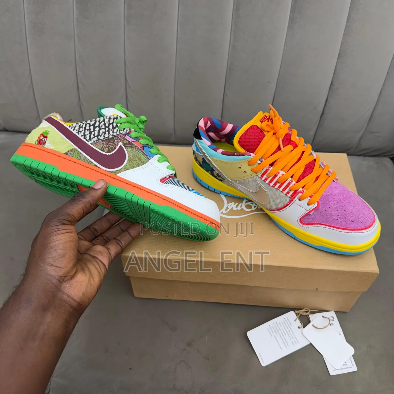 Nike Sb Dunk Low "What the Dunk" Sneakers With Box Loc: Adum Kumasi