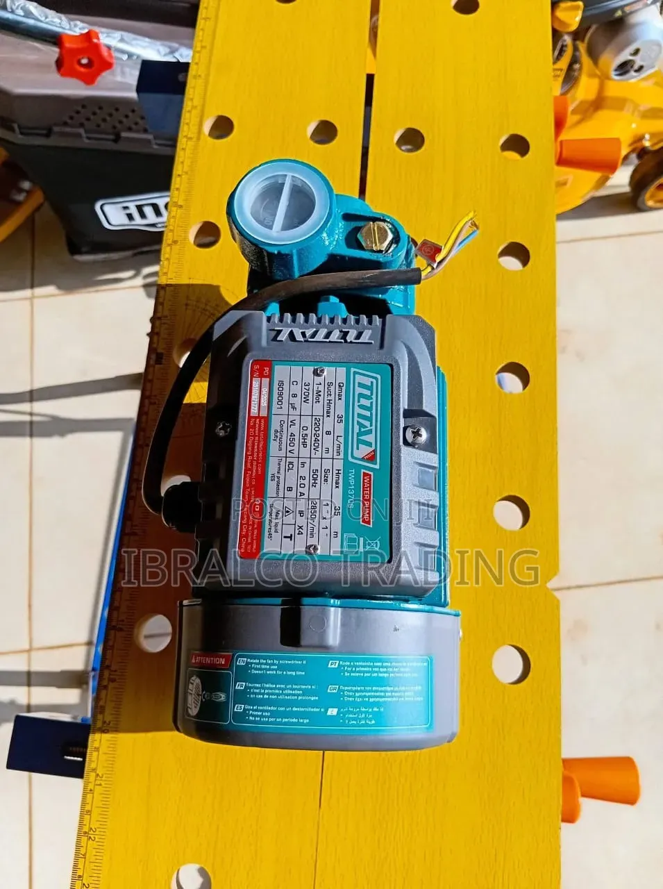 Total 0.5hp Water Pump