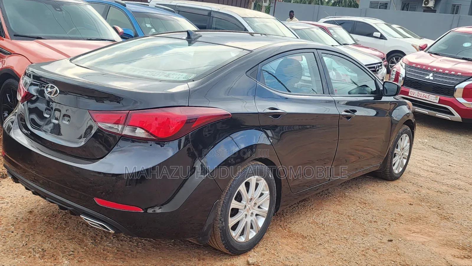 Hyundai Elantra Limited 4dr Sedan (1.8L 4cyl 6A) 2015 Black