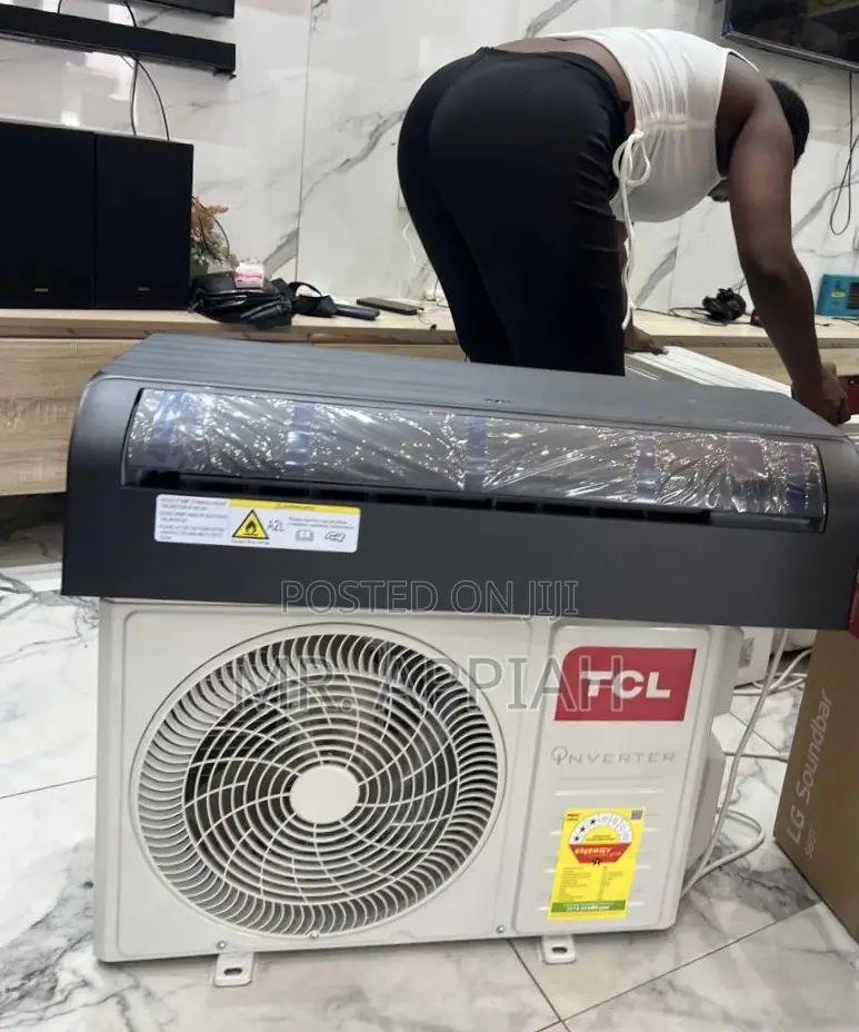 Super Affordable TCL 1.5hp R410 Inverter Mirror Black 