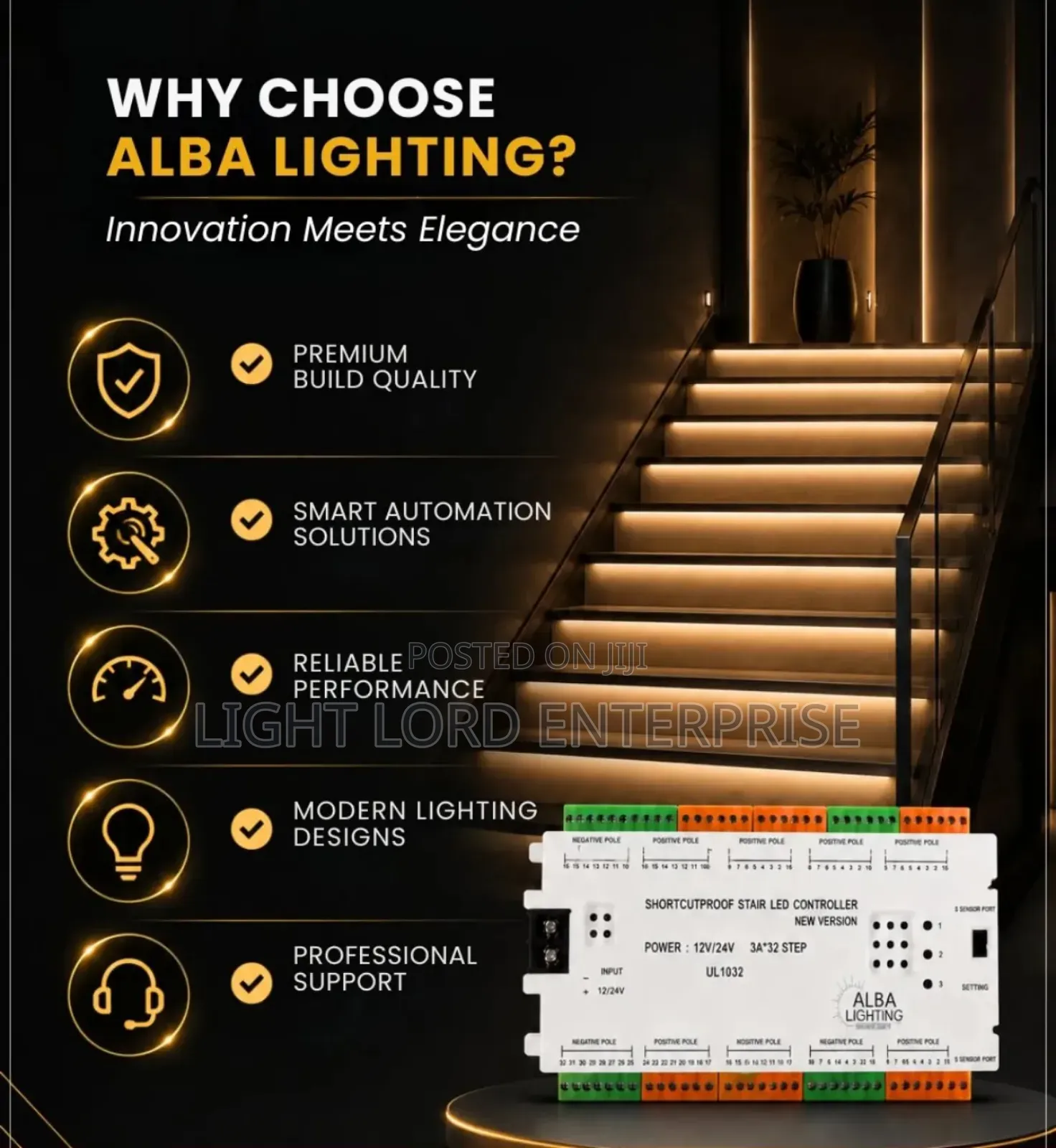 Premium Inbuilt Staircase Controller
