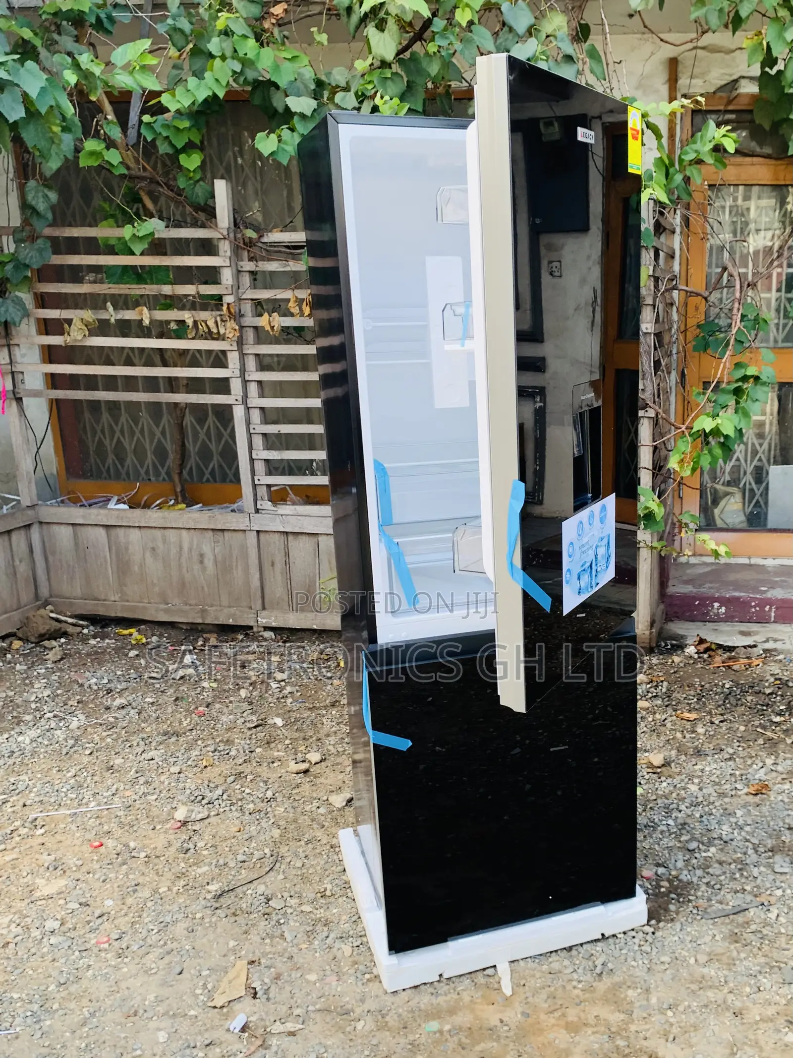 Grab Elegant Legacy 311l Bottom Freezer Mirror Glass Water Dispenser