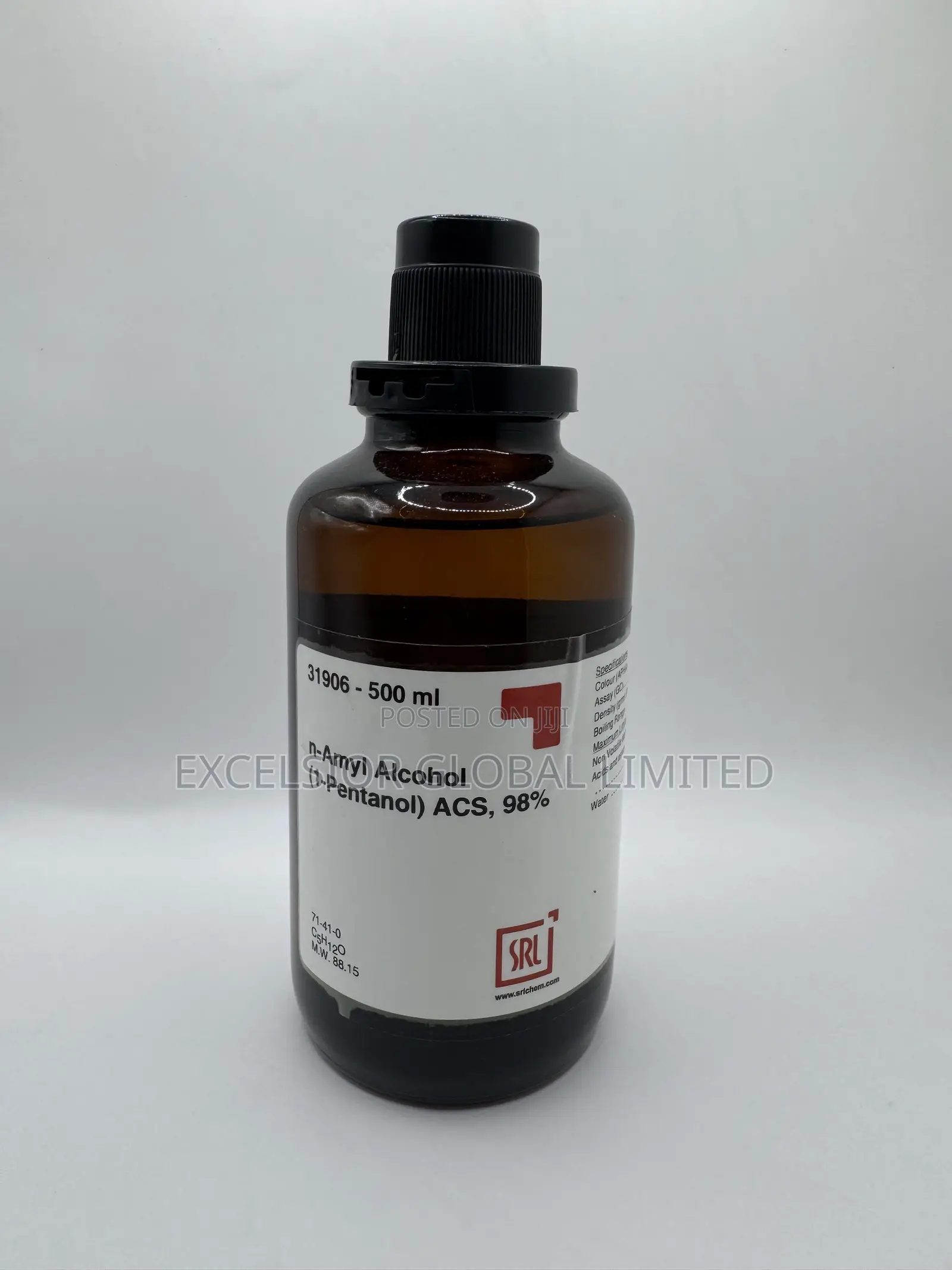 N-amyl Alcohol (1-pentanol) Acs. 98%