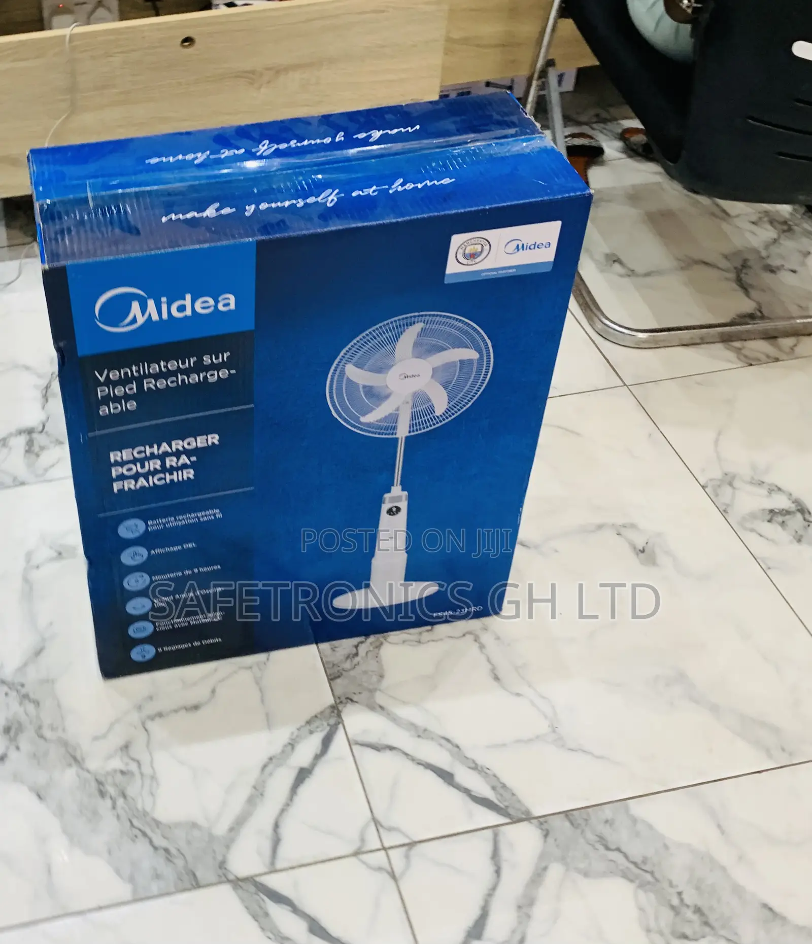 Fabulous New Midea 18-Inch Rechargeable Fan (Model Fs45-23mrd)