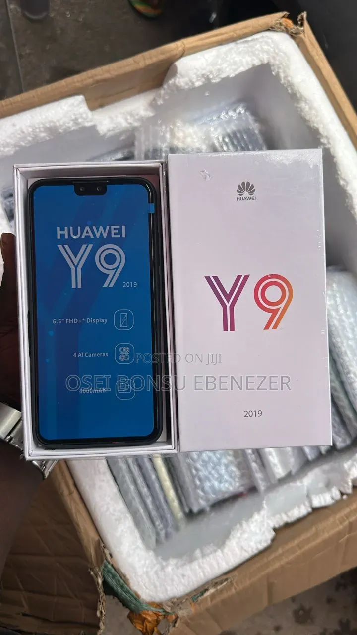 New Huawei Y9 2019 128 GB Black
