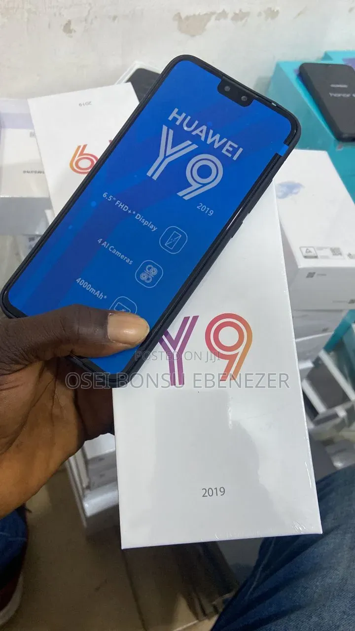 New Huawei Y9 2019 128 GB Black