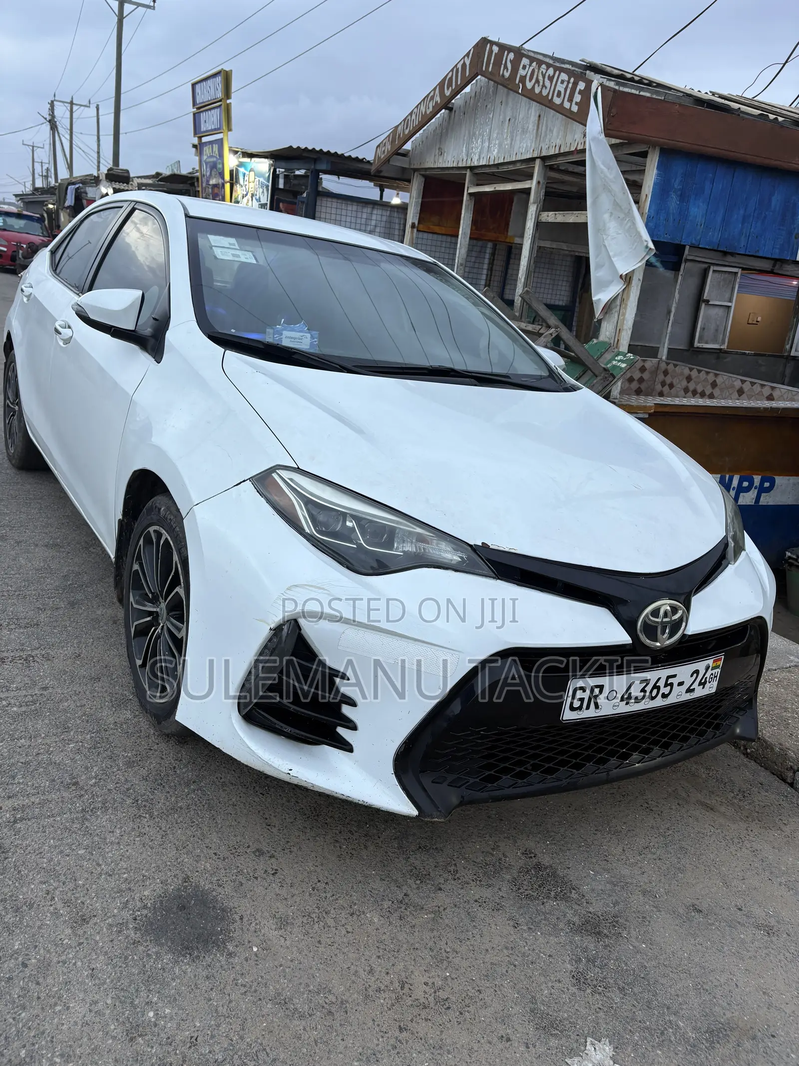 Toyota Corolla L 4dr Sedan (1.8L 4cyl 4A) 2015 White