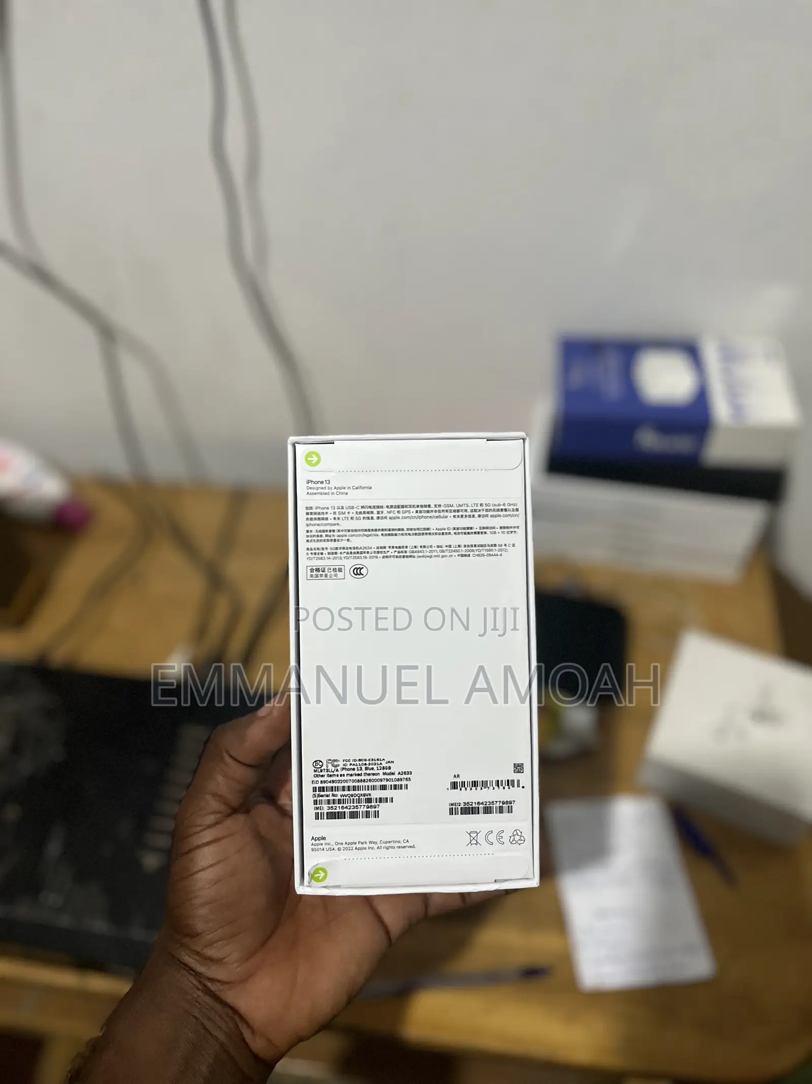New Apple iPhone 13 128 GB Blue