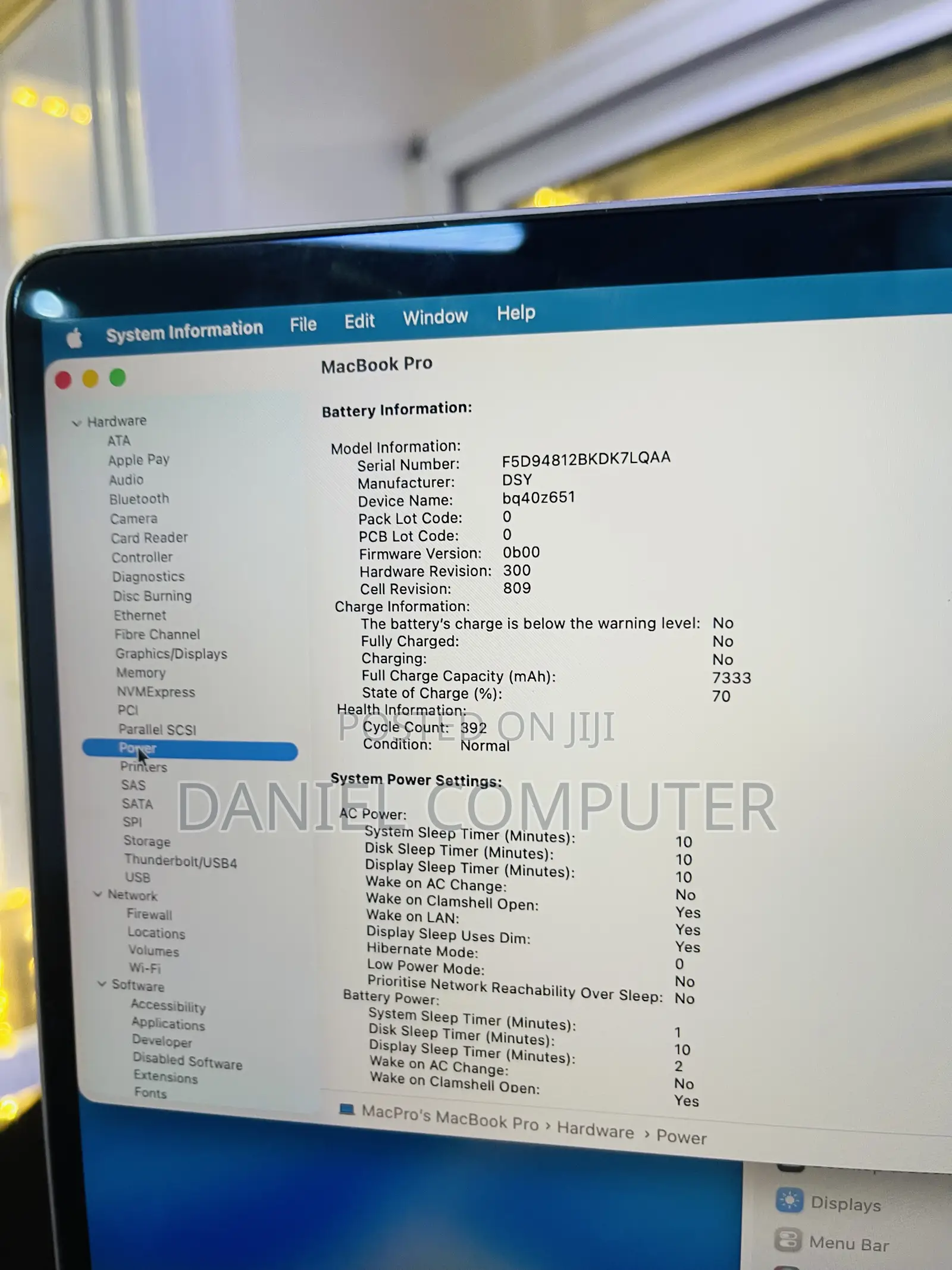 Laptop Apple MacBook Pro 2019 16GB Intel Core i7 SSD 512GB