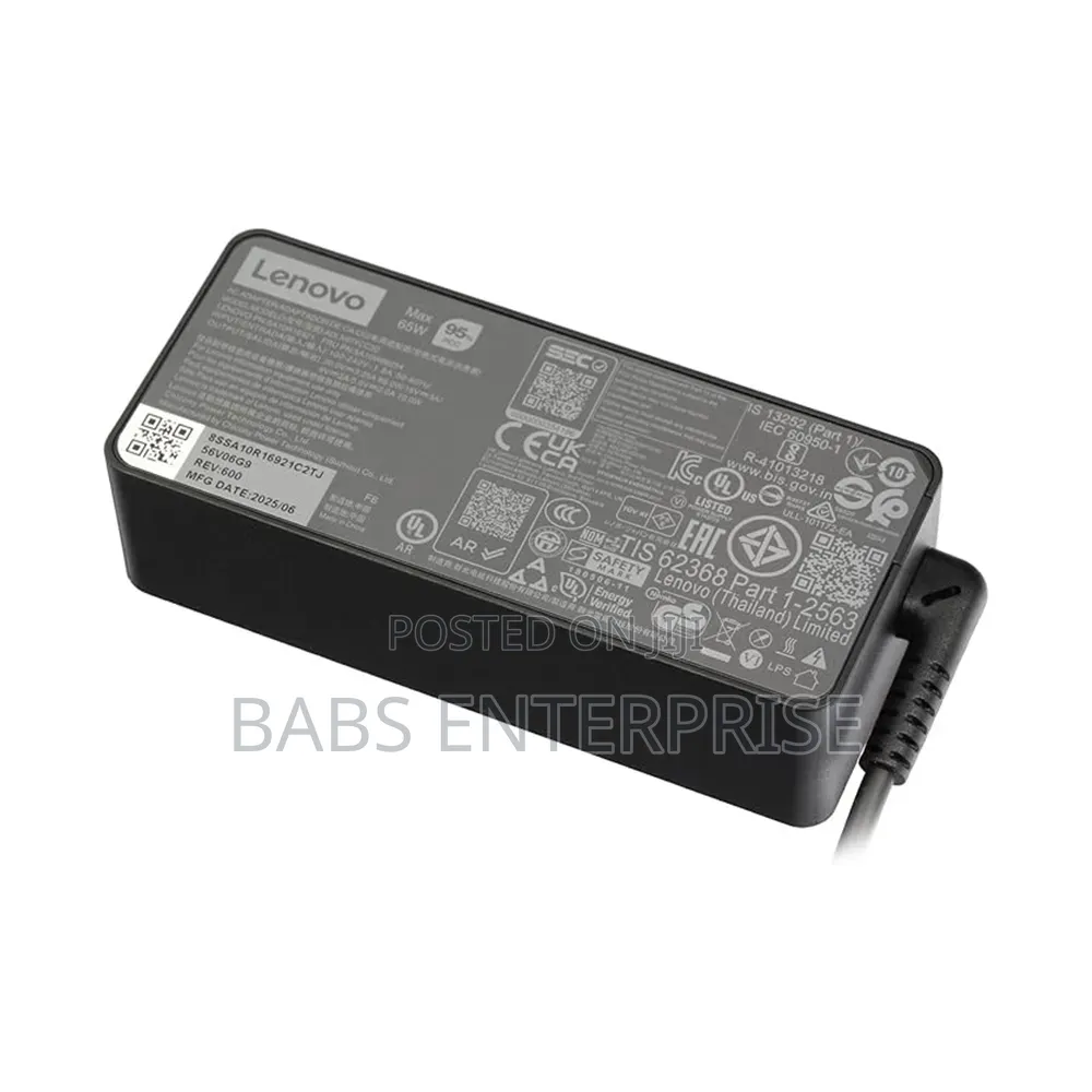 Lenovo Charger 65w 20 15 9 5v ,Ww, Chy Type C