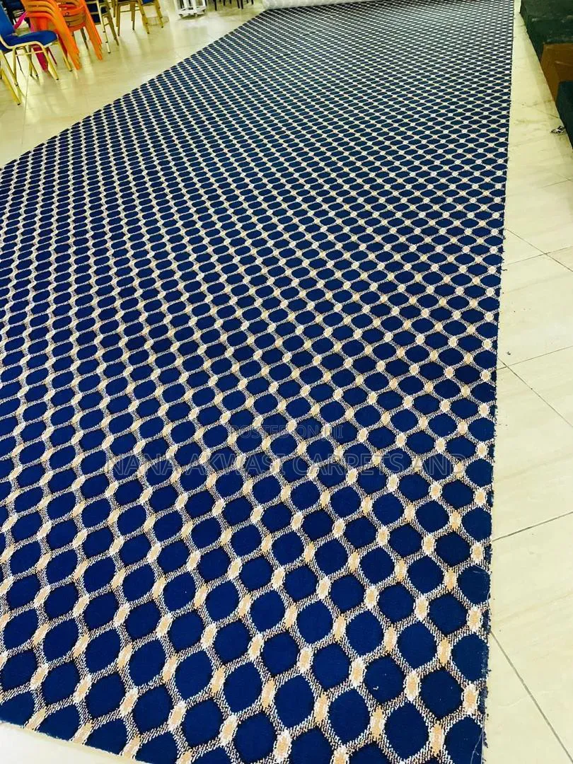 Design Darkblue Industrial Carpet