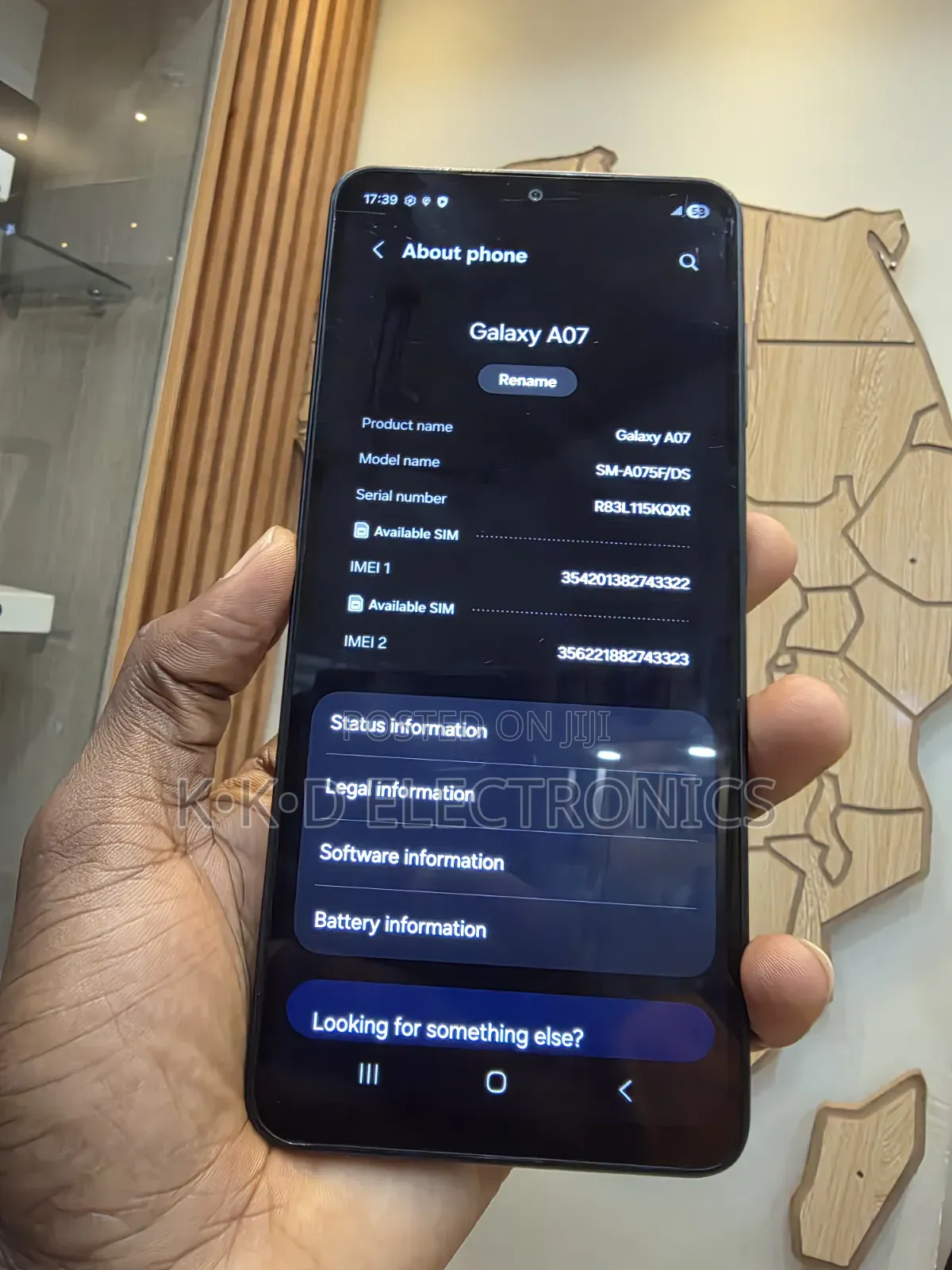 Samsung Galaxy A07 4G 64 GB Black