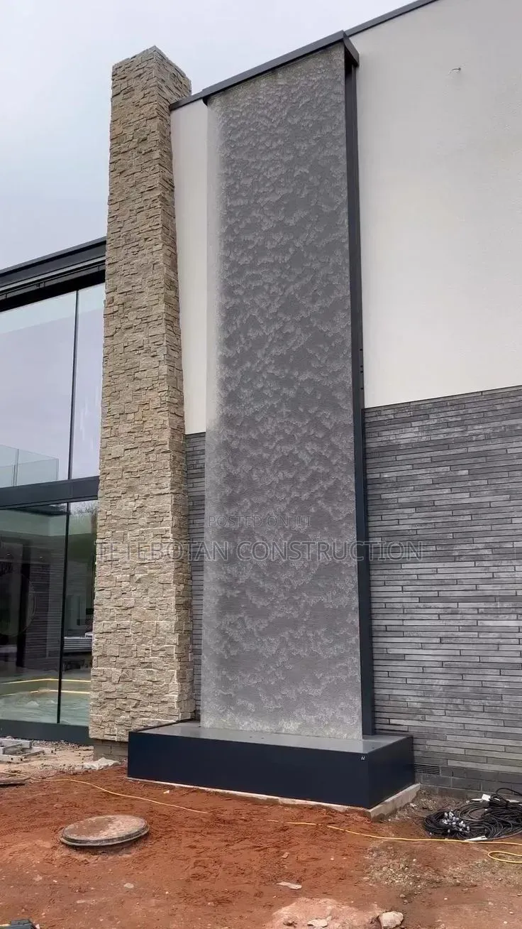Custom Made Waterfalls Water Fountains Construction Installation