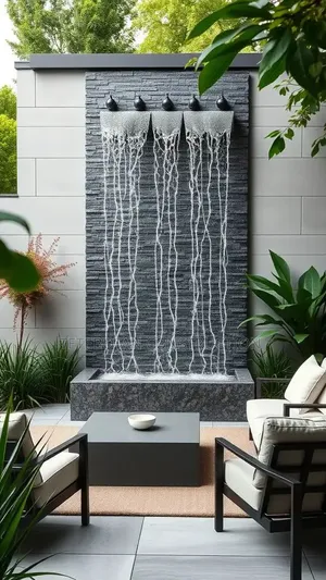 Custom Made Waterfalls Water Fountains Construction Installation