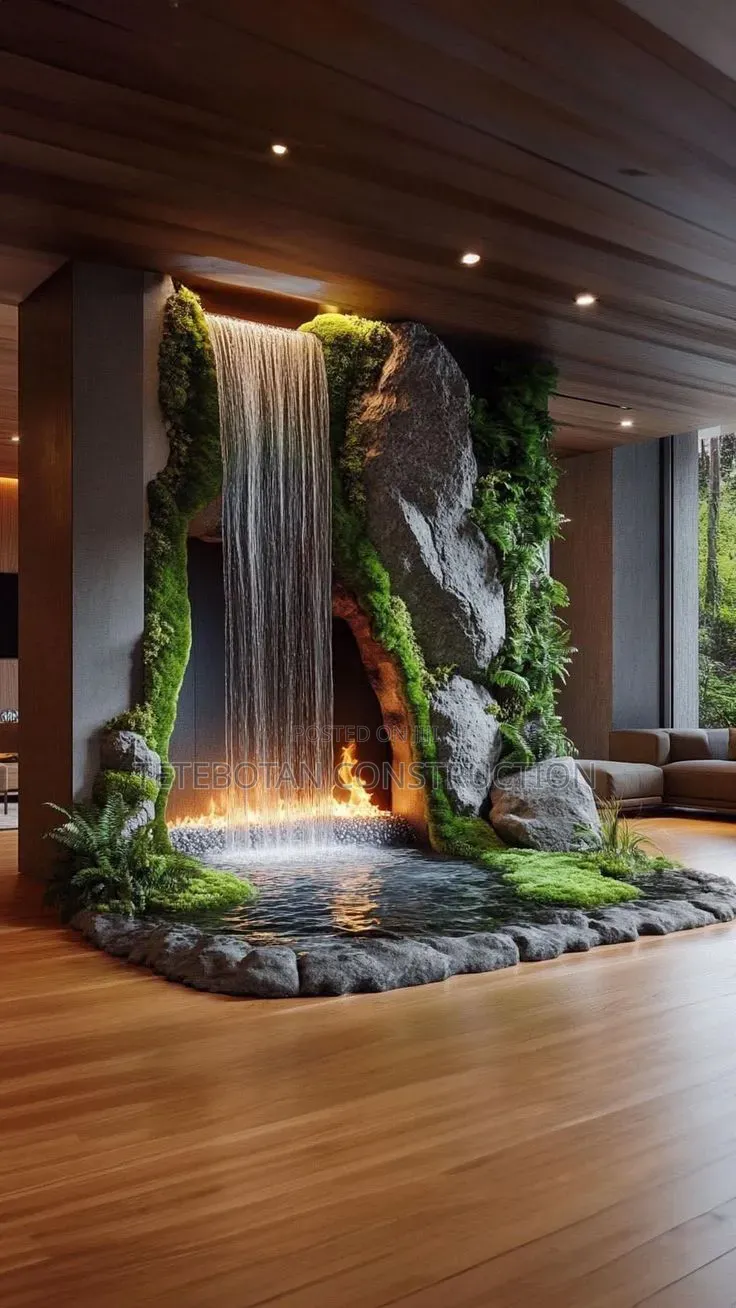 Custom Made Waterfalls Water Fountains Construction Installation