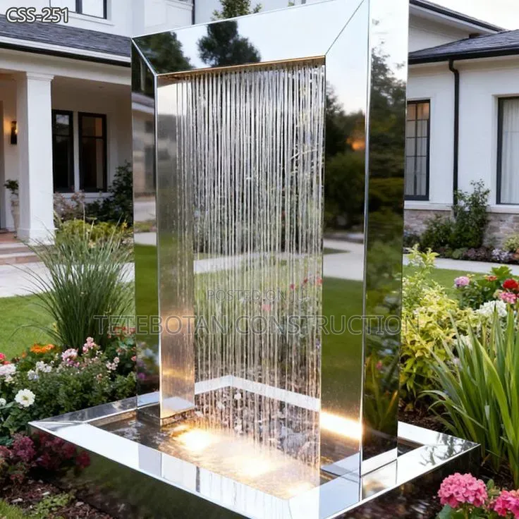 Custom Made Waterfalls Water Fountains Construction Installation