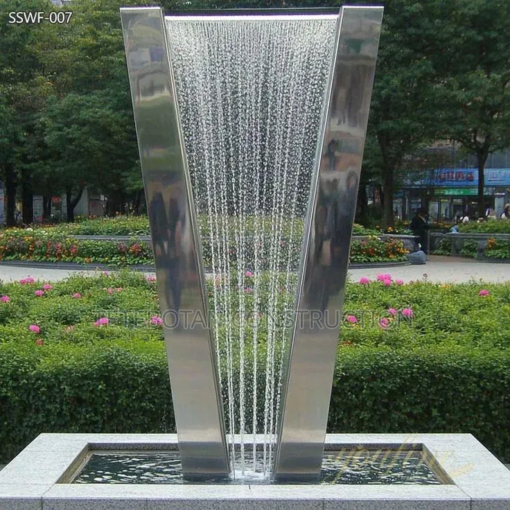 Custom Made Waterfalls Water Fountains Construction Installation