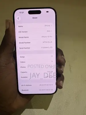 Apple iPhone 15 Pro 256 GB Black