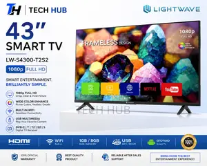 Light Wave 43 Inch Led Tv Dvb-t2/S2 - Frameless