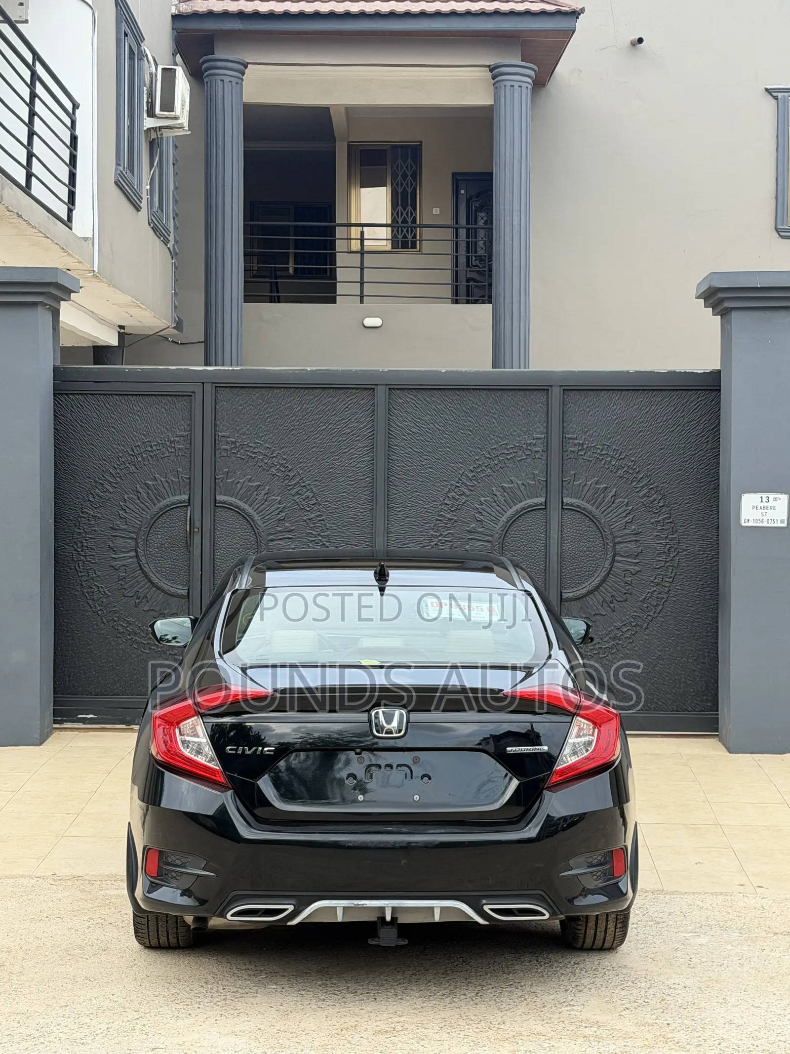 Honda Civic Touring 4dr Sedan (1.5L 4cyl) 2016 Black