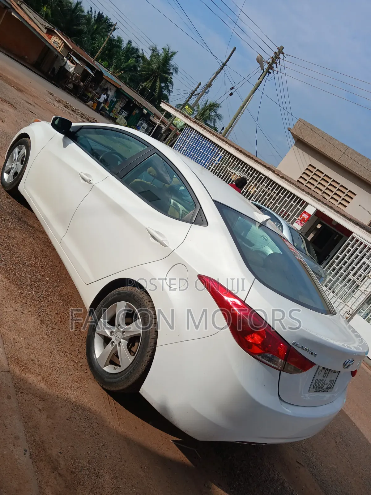 Hyundai Elantra GLS Sedan FWD (1.8L 4cyl 6A) 2013 White