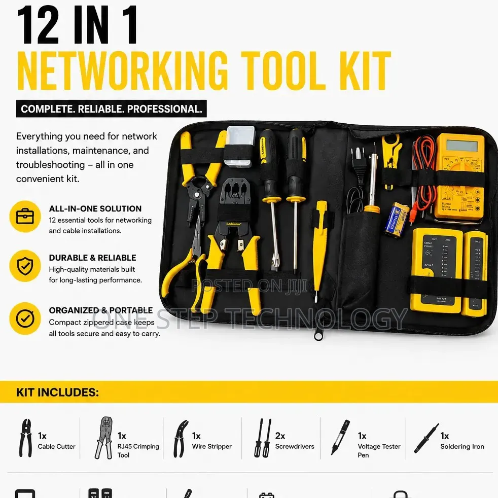 Networking Tool 12 In 1 Set