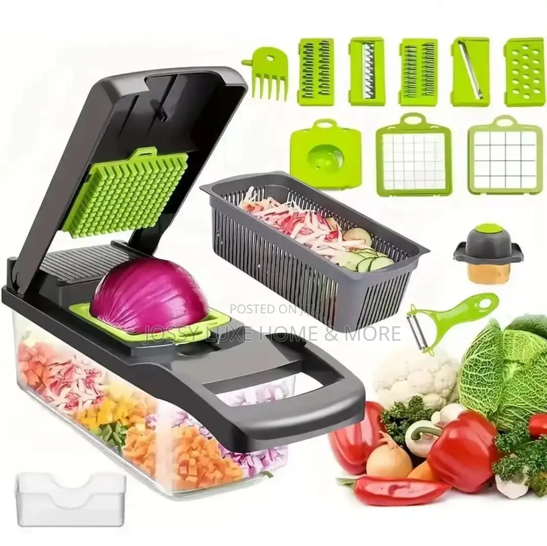 16-in-1 Vegetable Cutter Chopper With Storage Container
