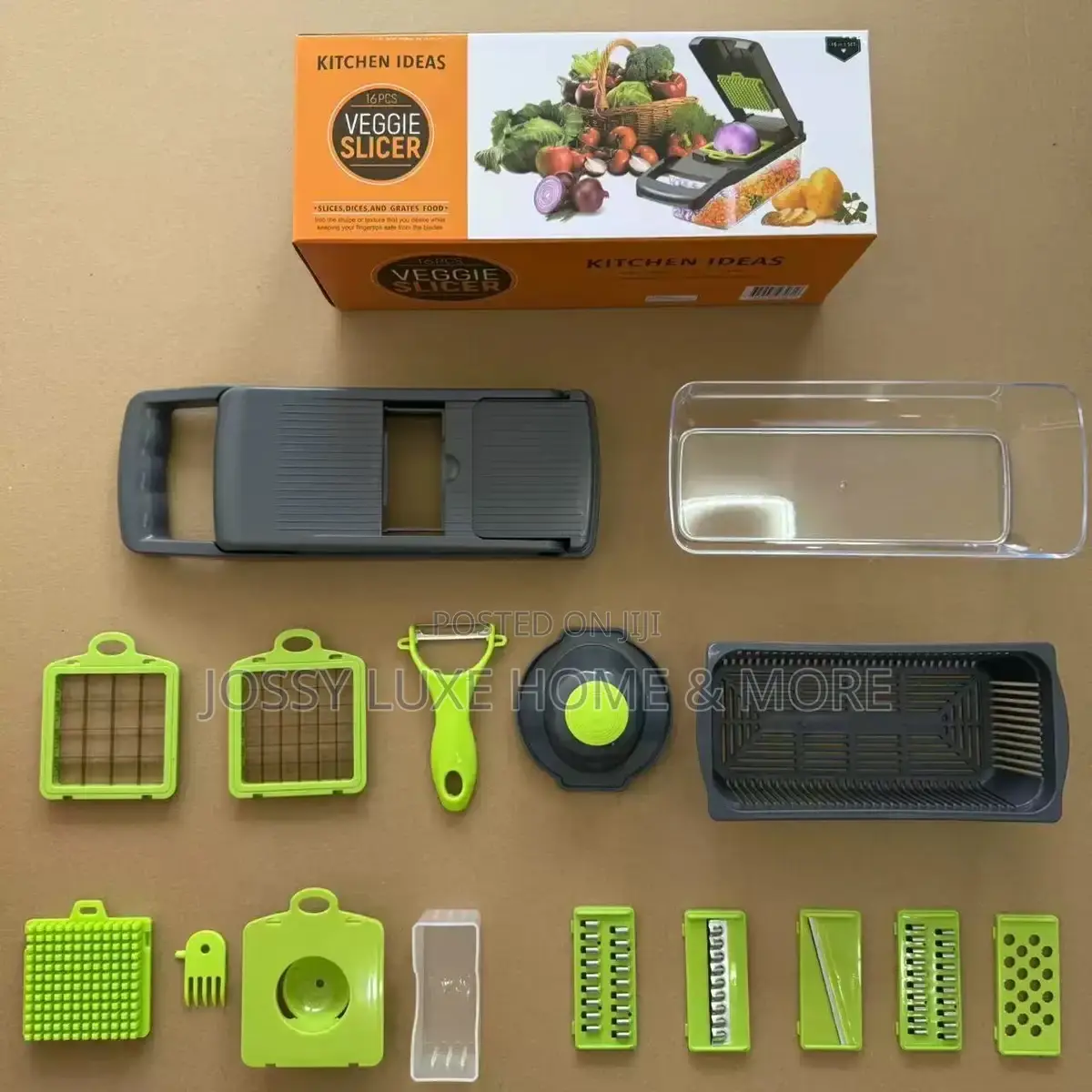 16-in-1 Vegetable Cutter Chopper With Storage Container