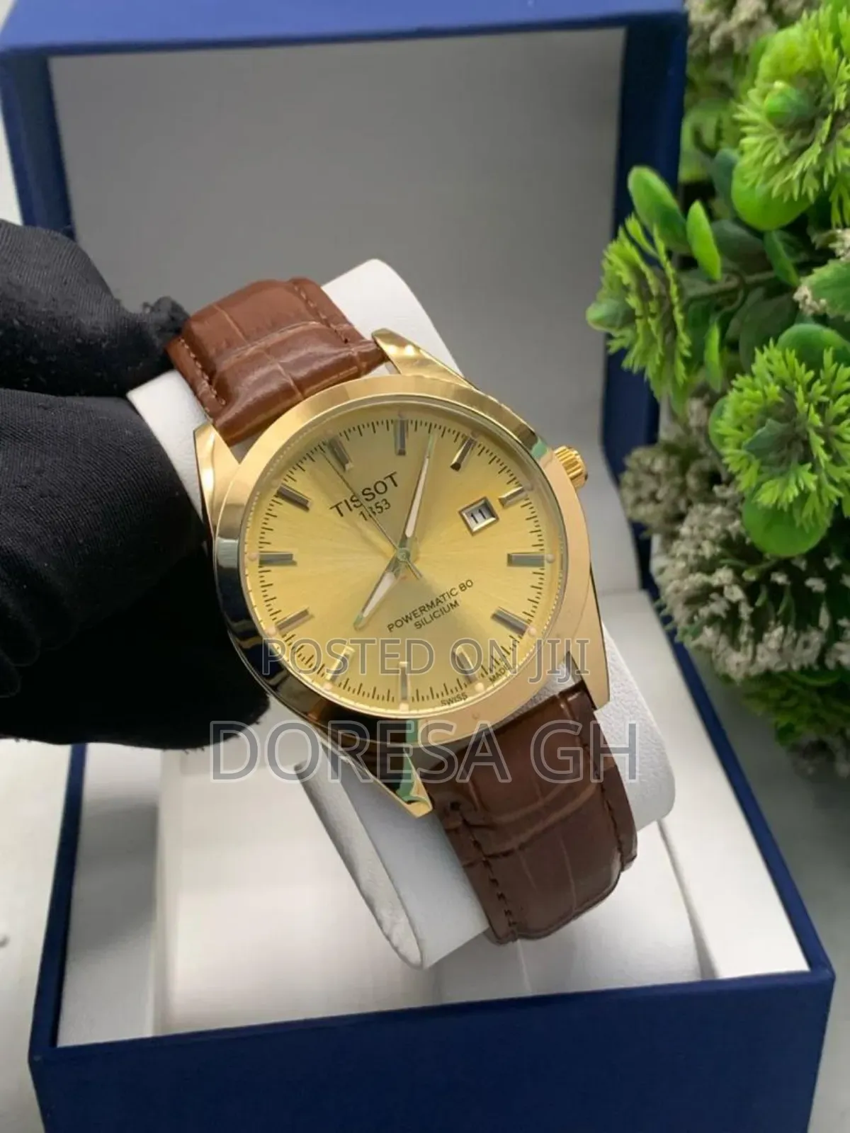 Tissot Analog Leather Watch for Men – Classic Everyday Wristwatch