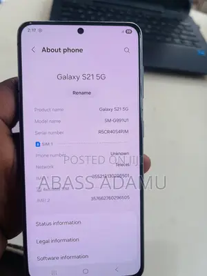 Samsung Galaxy S21+ 5G 256 GB Gray