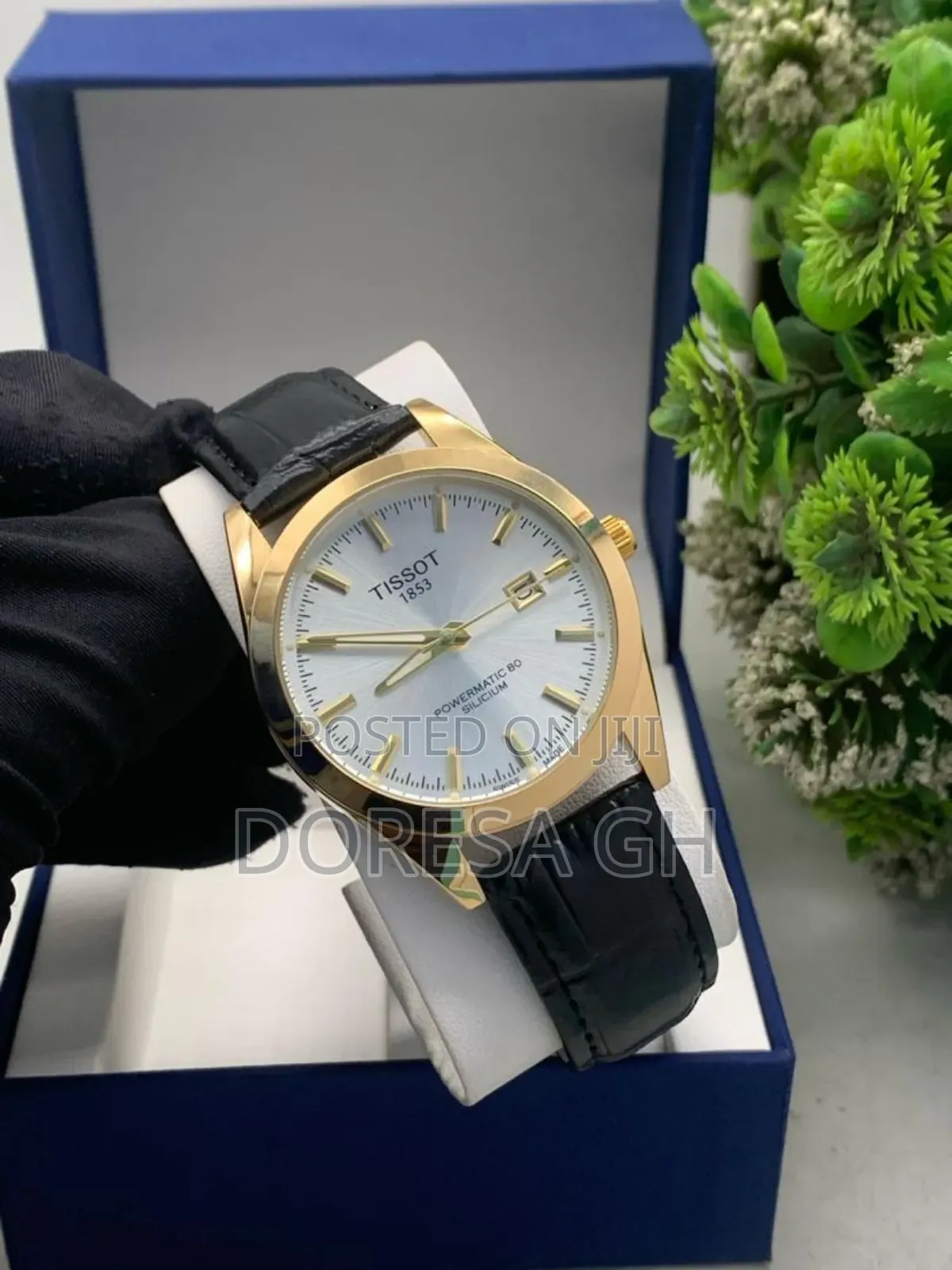 Tissot Analog Leather Watch for Men – Classic Everyday Wristwatch