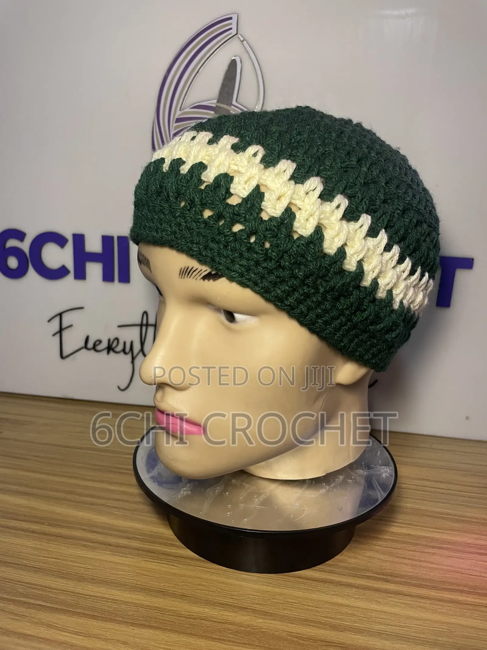 Crochet Skull Cap