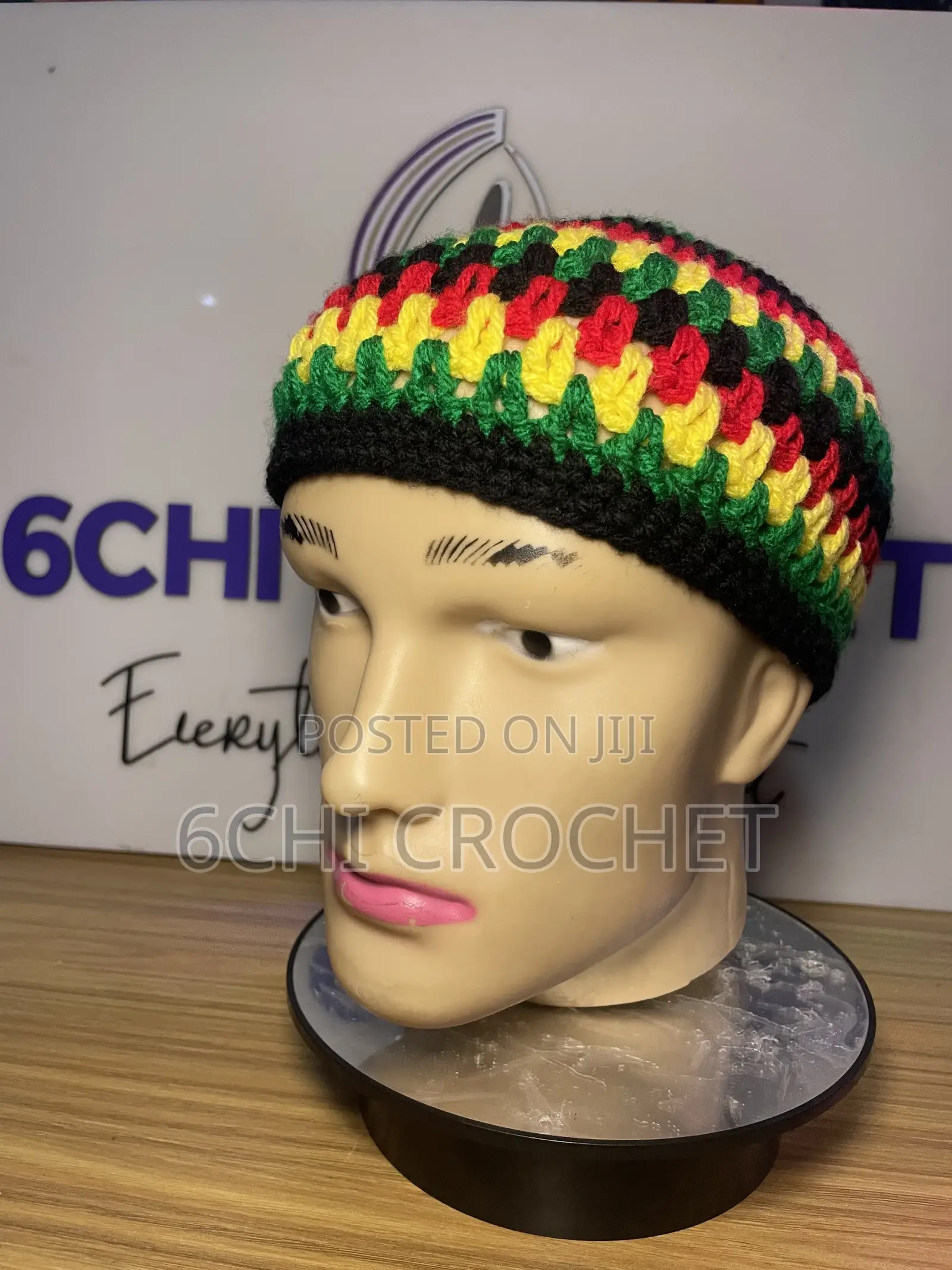 Crochet Skull Cap
