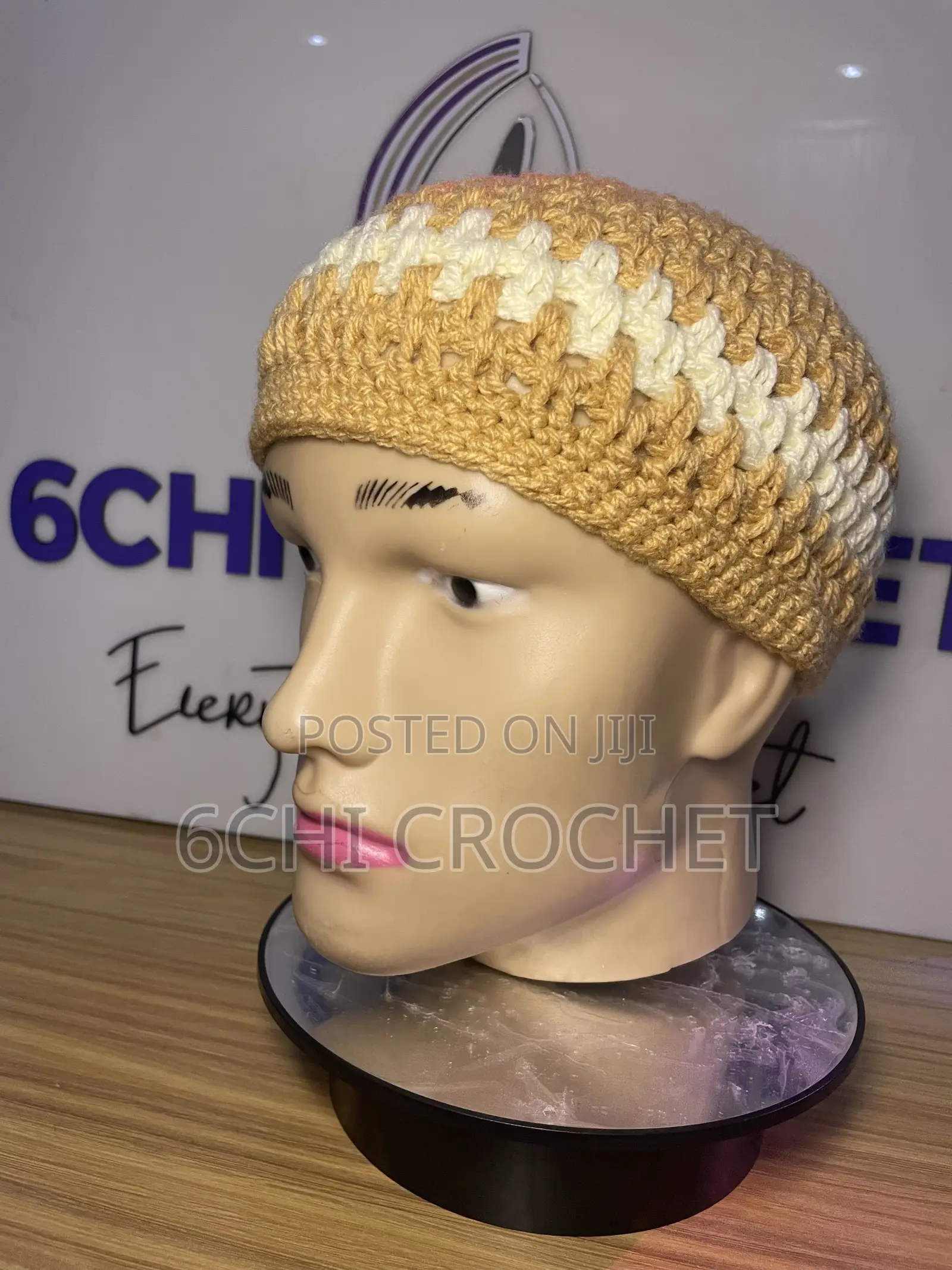 Crochet Skull Cap