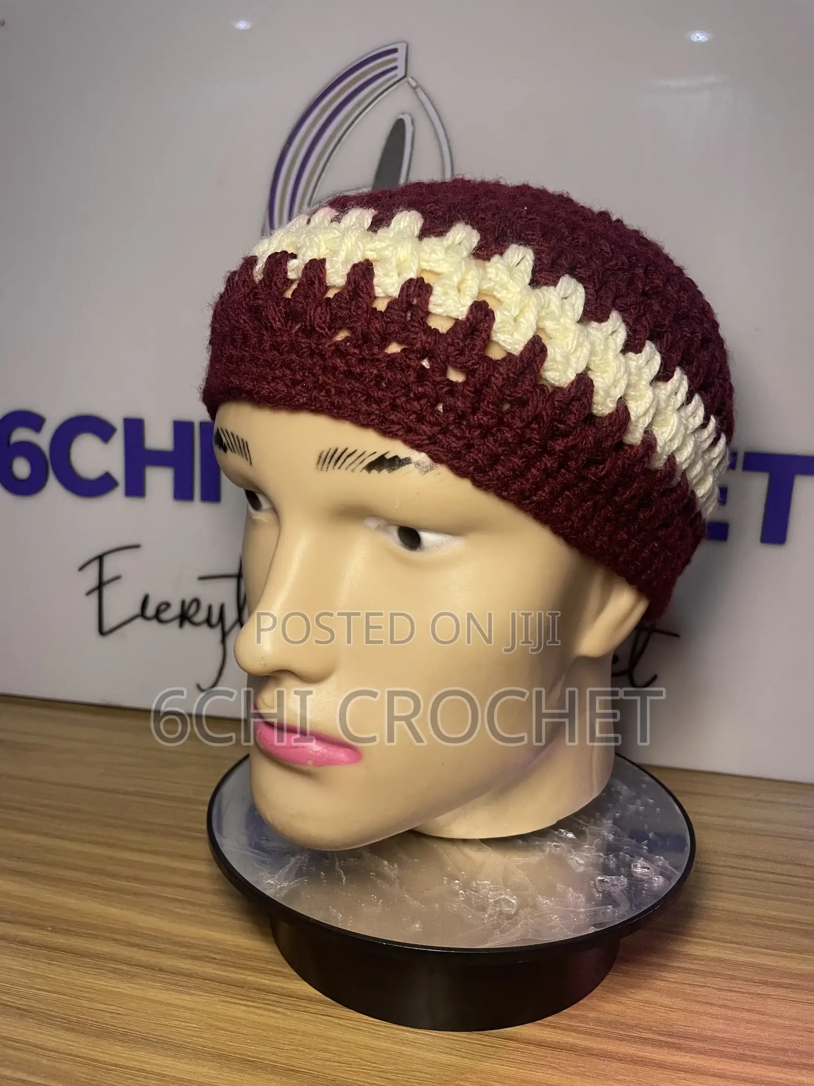 Crochet Skull Cap