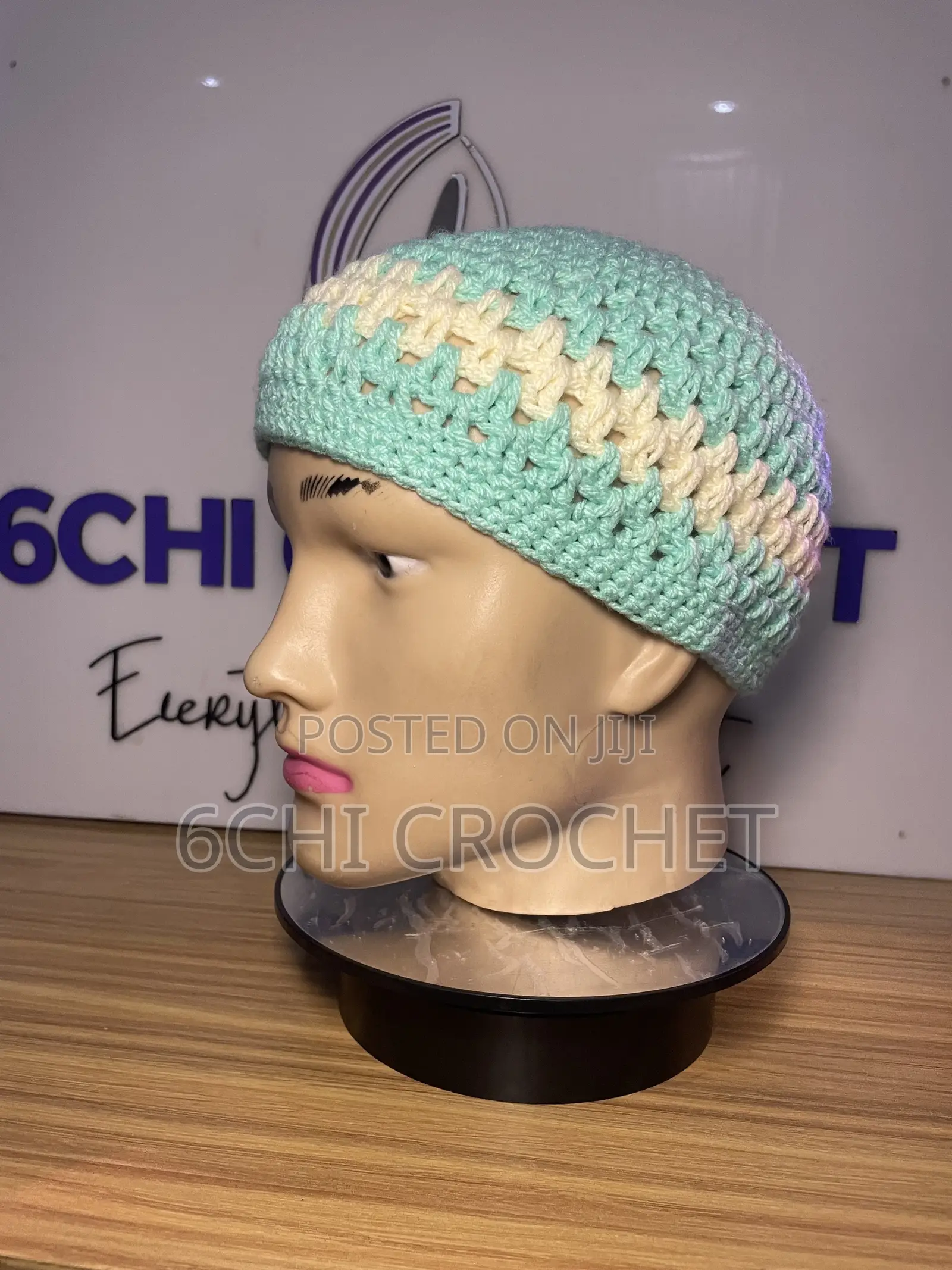 Crochet Skull Cap