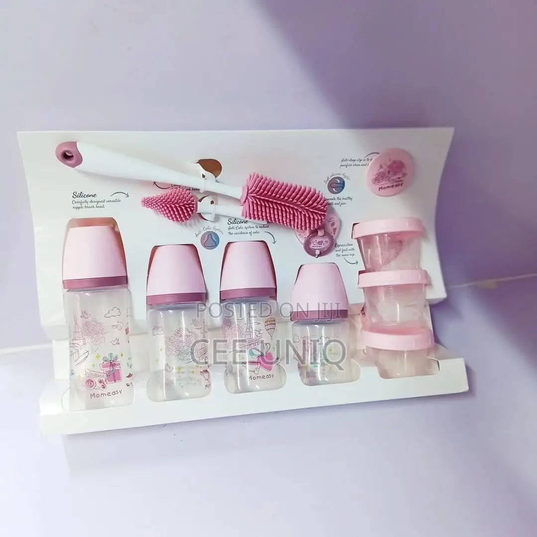 Momeasy Anti Colic Feeding Bottle Set