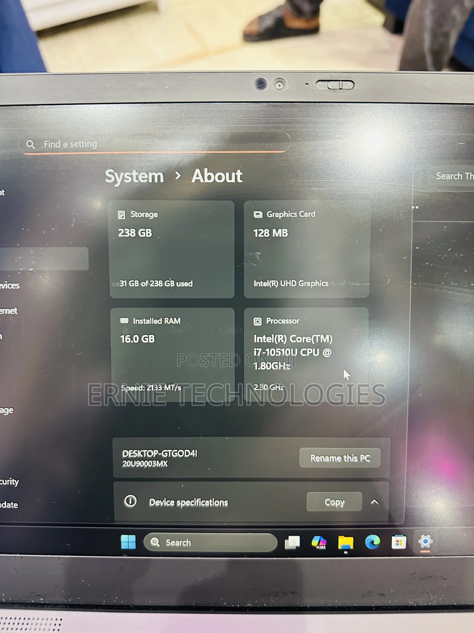 Laptop Lenovo ThinkPad X1 Carbon 16GB Intel Core i7 SSD 256GB