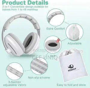 2 in 1 Baby Earmuffs