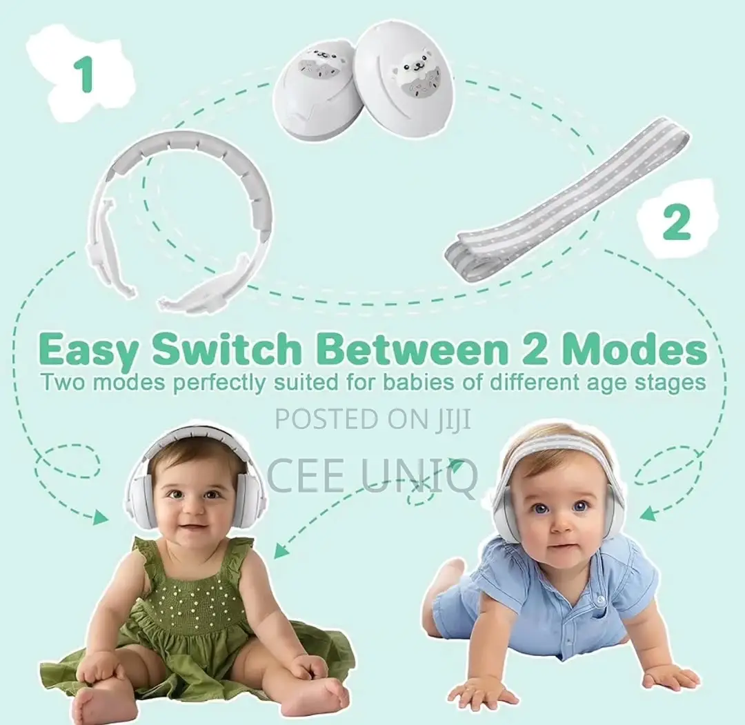 2 in 1 Baby Earmuffs