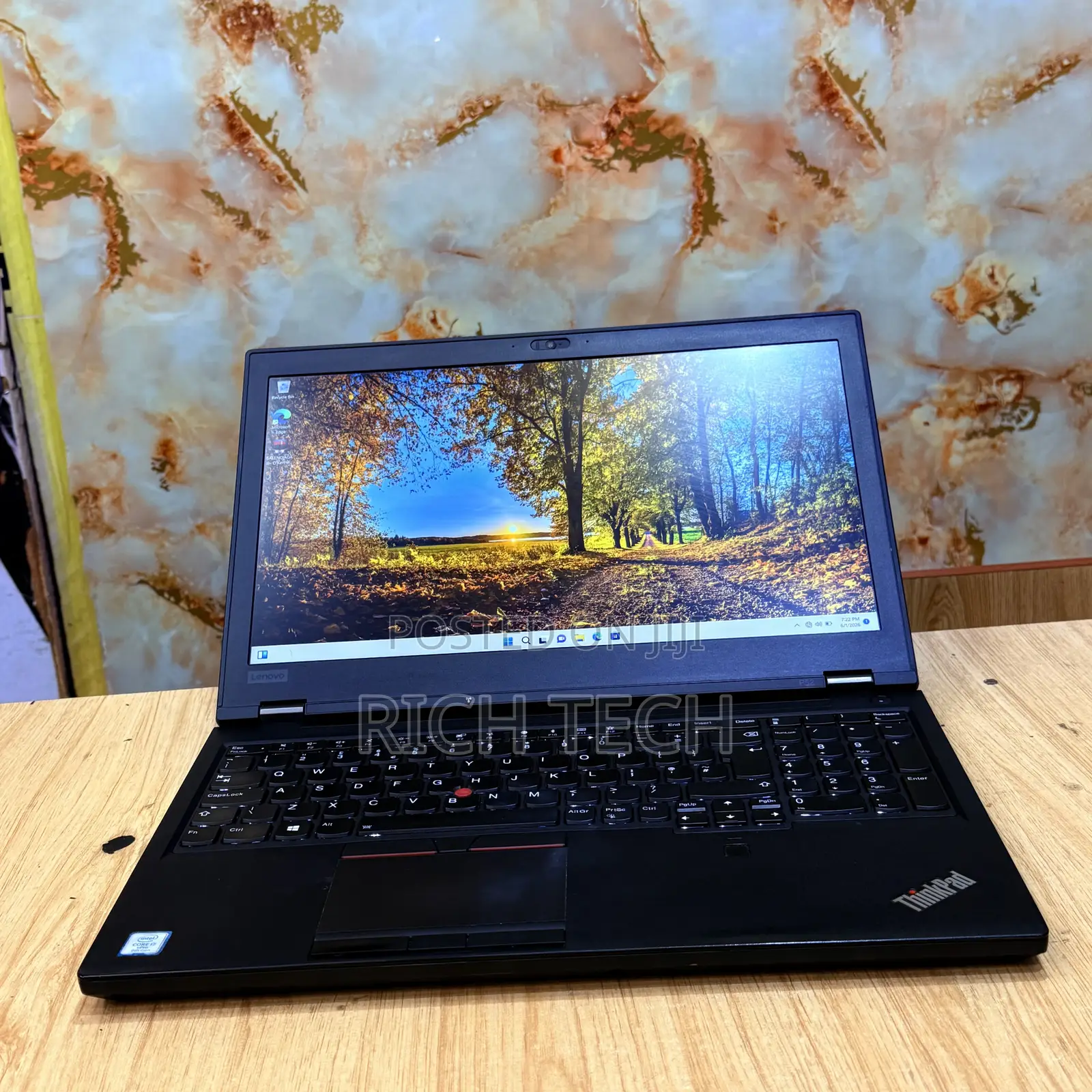 Laptop Lenovo ThinkPad P52 16GB Intel Core i7 SSD 256GB