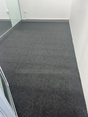 Durable Office Carpet Plain Gray