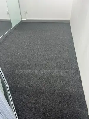 Durable Office Carpet Plain Gray
