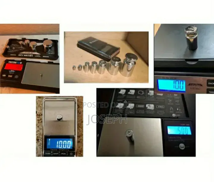 Scale Calibration Weights 7pcs