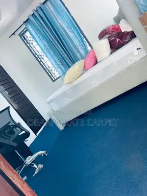 Blue Black Domestic Floor Carpet
