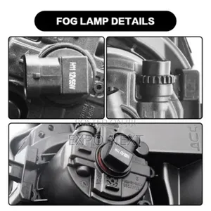 Toyota Highlander 2017-2019 Fog Lights and Covers Set Ty Halogen