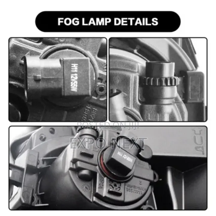 Toyota Highlander 2017-2019 Fog Lights and Covers Set Ty Halogen